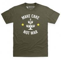 make cake not war t shirt