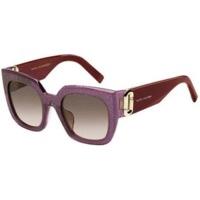 marc jacobs marc 110s obck8 glitter violet burgundybrown sf