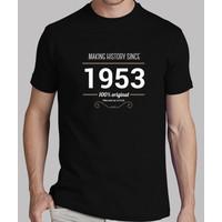 making history since 1953 white