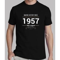 making history since 1957 white