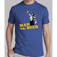 man vs. beer