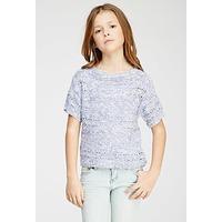 Marled Open-Knit Sweater (Kids)