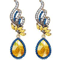 May Polly Diamond shining gem crystal drops and Fashion Earrings