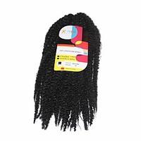 Marley Braids Black #1b Synthetic Hair Crochet Braids 18inch Kanekalon 80g