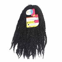 Marley Braids Black #1 Synthetic Hair Crochet Braids 18inch Kanekalon 80g