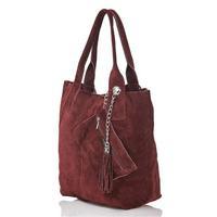 matilde costa ficus leather handbag red