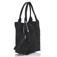 matilde costa ficus leather handbag black