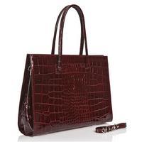 matilde costa cercis leather handbag red