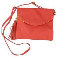 matilde costa castagno leather shoulder bag red