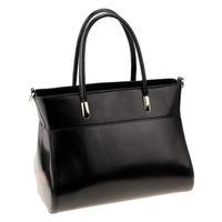 Matilde Costa Betulla Leather Shoulder Bag, Black