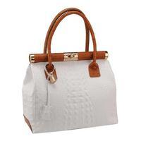 matilde costa abete handbag white brown