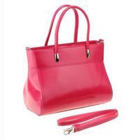 Matilda Costa Leather Handbag, Fuchsia