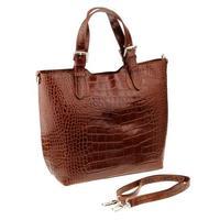 Matlide Costa Cembro Leather Shoulder Bag, Brown