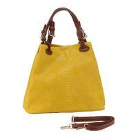 Matilde Costa Magnolia Leather Handbag, Yellow