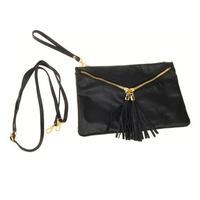 Matilde Costa Leather Carpino Shoulder Bag, Black