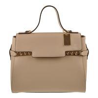 Matilde Costa Leather Albury Handbag, Beige