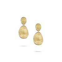 Marco Bicego Lunaria 18ct gold double drop earrings