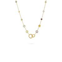 marco bicego jaipur 18ct gold mixed gem necklace