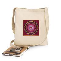 mandala bag red background