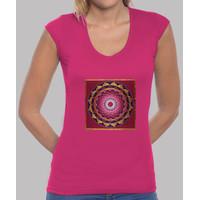 mandala shirt purple background