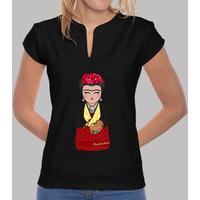 mandarin collar shirt kokeshi iii frida kahlo