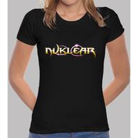 manga short girl nuklear logo black