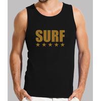 man surfing shirt sleeveless black