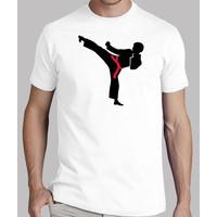 Martial arts Karate kick