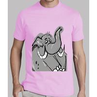 man, manga short, pink, extra quality / elephant