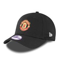 Manchester United New Era Basic 9FORTY Adjustable Cap - Black - Kids