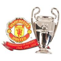 Manchester United Past Winners Champions Of Europe Trophy Badge