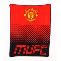 Manchester United Fade Fleece Blanket