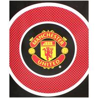 manchester united bullseye fleece blanket