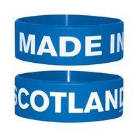 Made In Scotland Rubber Wristband - 65mm Diameter X 25mm High