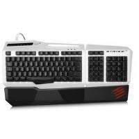 Mad Catz S.T.R.I.K.E. 3 Gaming Keyboard (White/Black) for PC