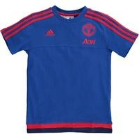 Manchester United Training T-Shirt - Kids Royal Blue