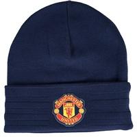 manchester united 3 stripe woolie hat