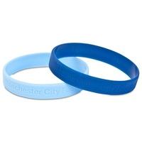 Manchester City Twin Pack Wristband