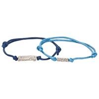 Manchester City Twin Pack Cord Bracelet