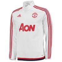 manchester united training top white