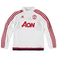 manchester united training top kids white