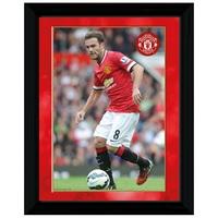 manchester united 201415 mata framed print 16 x 12 inch