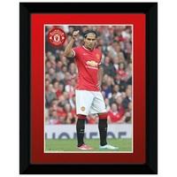 Manchester United 2014/15 Falcao Framed Print - 8 x 6 Inch