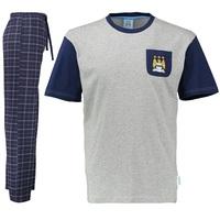 Manchester City Pyjamas -Navy/Grey- Mens