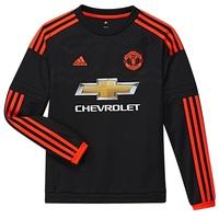 Manchester United Third Shirt 2015/16 - Long Sleeve - Kids Black