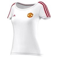 Manchester United Core T-Shirt - Womens White