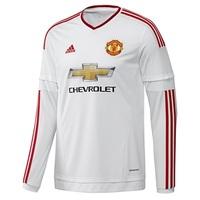 Manchester United Away Shirt 2015/16 - Long Sleeve White