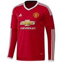 Manchester United Home Shirt 2015/16 - Long Sleeve Red