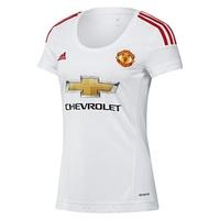 Manchester United Away Shirt 2015/16 - Womens White