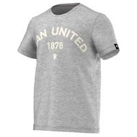 Manchester United Graphic T-Shirt Grey
